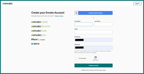 envato delete account